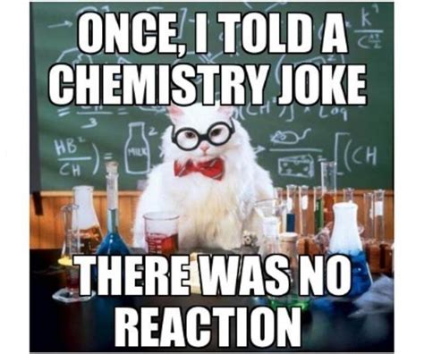 We Just Love Chemistrycat And All The Funny Science Jokes We Hope You
