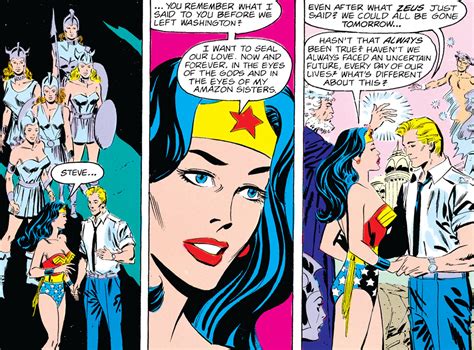 The Wedding And Honeymoon Of Wonder Woman And Steve Trevor Wonder Woman 329 “of Gods And Men