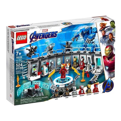 Set Lego Marvel Avengers Salón De Armaduras 76125 Walmart