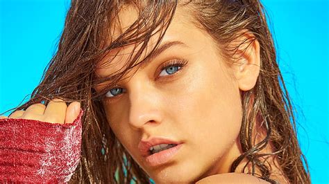 Hd Wallpaper Models Barbara Palvin Blue Eyes Brunette Close Up