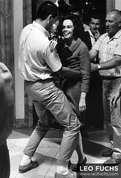 leslie caron and rock hudson dancing on the set of a very special favor 1964 leo fuchs leo