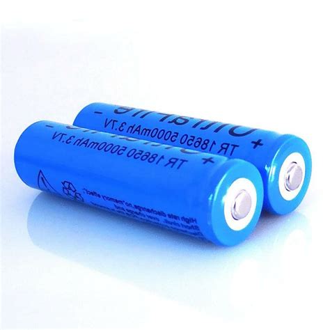 4pcs 18650 Battery 37v Li Ion Rechargeable 5000mah Batteries