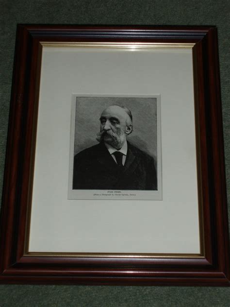 Print Circa 90 Years Engraving Portrait Of Jules Ferry X Heritage Framing