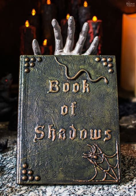 The Book Of Shadows Diy Halloween Prop Spells And Potions Diy Spell