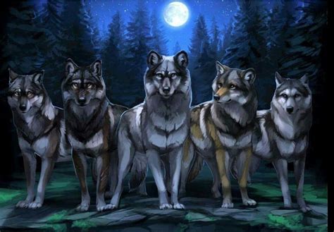 Wild Deku Camping Gone Wrong Wolf Spirit Animal Canine Art