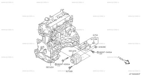230 alternator fitting for x trail t30 nissan x trail genuine parts