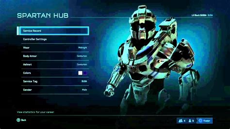 Halo 5 Beta Centurion Armor With Midnight Visor Youtube
