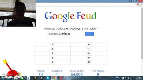 Google feud is an unconventional browser puzzle game based on a popular american tv show with just one twist: GOOGLE FEUD!!!!!!!!!!!!!!!!!!!!!!!!!!!!!!!!!!!!!!!!!!!!!!!!! - YouTube