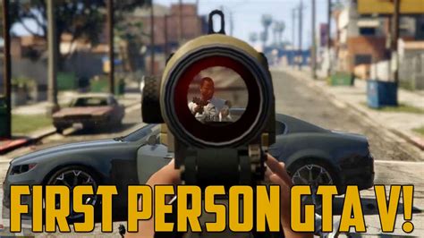 First Person Grand Theft Auto V Ps4 Next Gen Gameplay Youtube