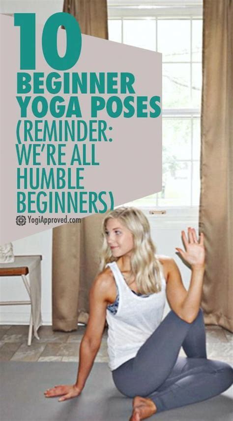 10 beginner yoga poses reminder we re all humble beginners yoga for beginners how to do
