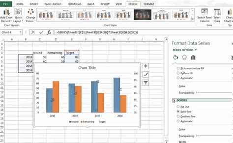 Ms Excel Combining Two Different Type Of Bar Type In One Graph Youtube