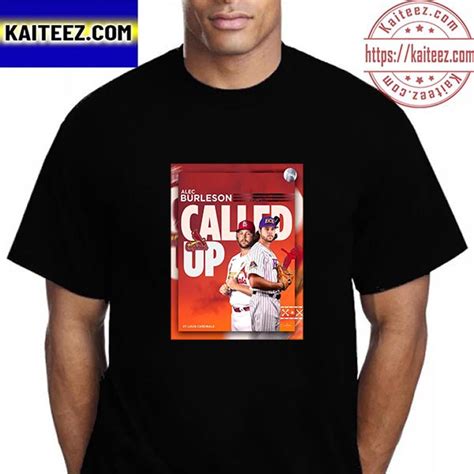 Alec Burleson Called Up St Louis Cardinals Vintage T Shirt Kaiteez