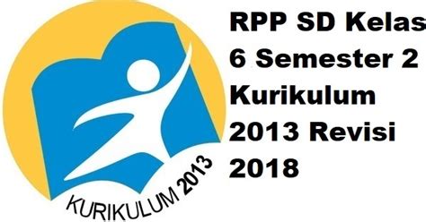RPP SD Kelas 6 Semester 2 Kurikulum 2013 Revisi 2018 Terlengkap | Informasi Pendidikan