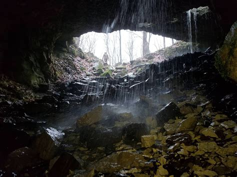 Stream Pouring Into Buckner Cave In Indiana This Past Weekend Caving