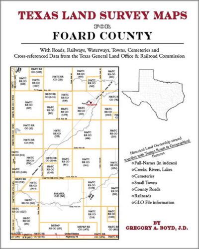 Foard County Texas Land Survey Maps Genealogy History Ebay