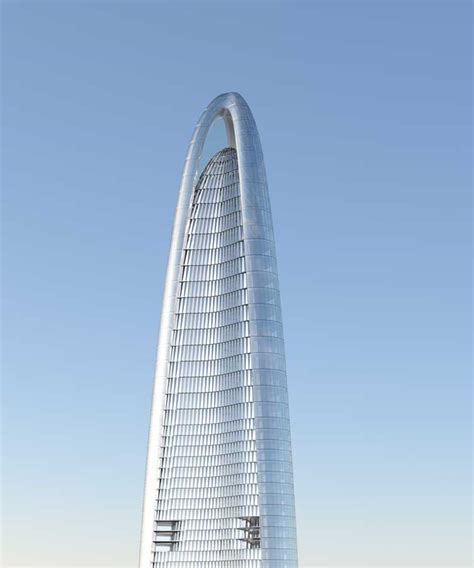 Due to airspace regulations, it has been redesigned so its height does not exceed 500 metres (1,600 ft) above sea level. Wuhan Greenland Center Tower: Chinese Skyscraper Building - e-architect