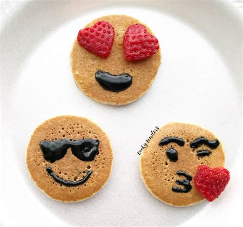 Emoji Pancakes Fun Kids Food Kids Pancakes Kids Meals