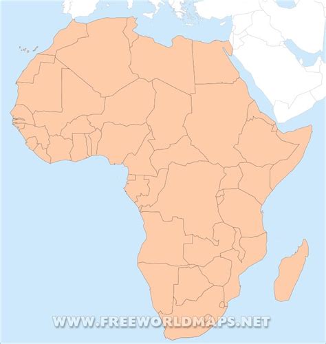 29 Empty Map Of Africa Maps Database Source All In One Photos
