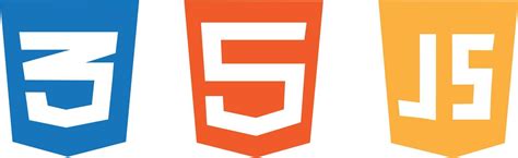 Html5 Css3 Js Icon Set Web Development Logo Icon Set Of Html Css And