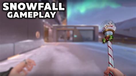 Valorant Snowfall Gameplay Valorant New Bundle Gameplay Youtube