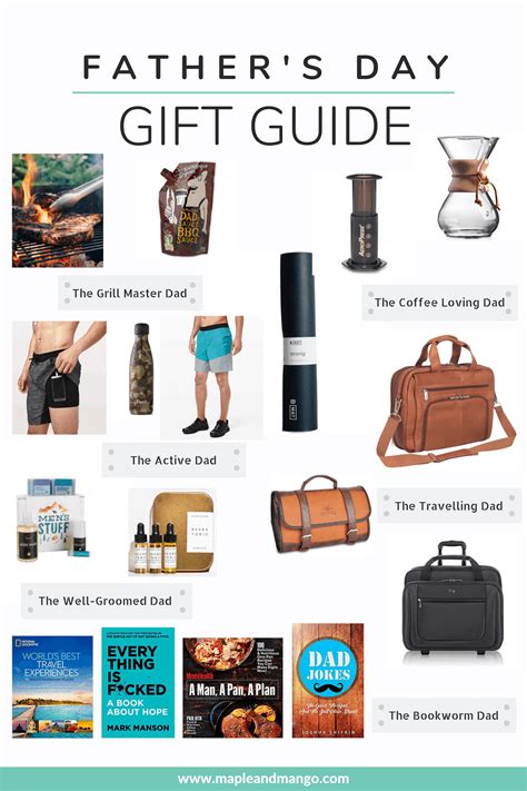 Surprise dad with something memorable. Father's Day Gift Guide: Gift Ideas For Men | Maple + Mango