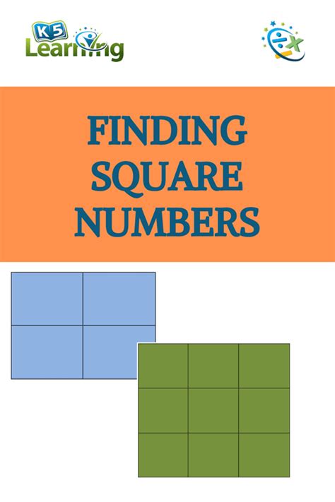 Square Numbers Worksheet Worksheets For Kindergarten