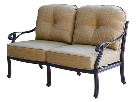 Falling somewhere between a couch and a chair, a loveseat. Darlee Outdoor Living Nassau Replacement Loveseat Seat and ...