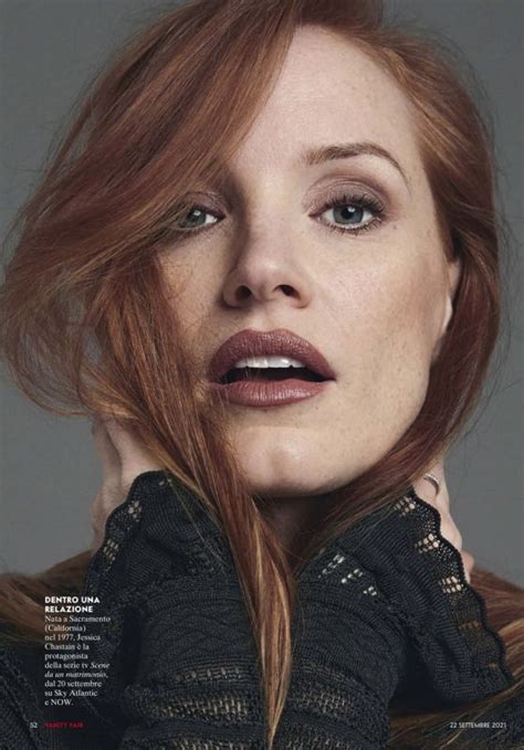 Jessica Chastain Vanity Fair Italy 09222021 Issue • Celebmafia
