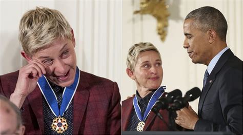 Watch When Ellen Degeneres Cried With Barack Obama At The White House After She Had Trouble