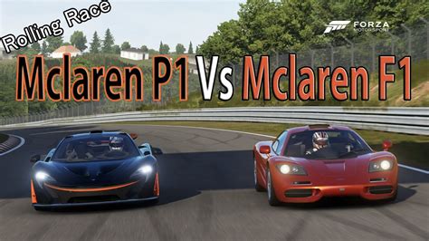 Forza Motorsport 6 Drag Race Mclaren P1 Vs Mclaren F1 Youtube