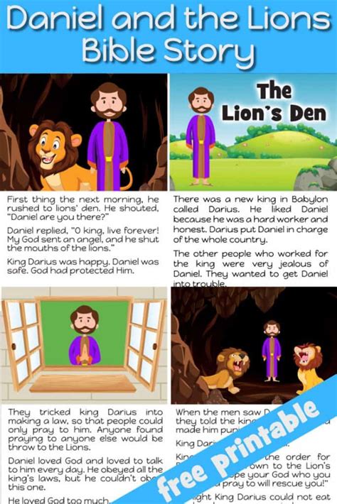 Daniel And The Lions Den Preschool Bible Lesson Trueway Kids