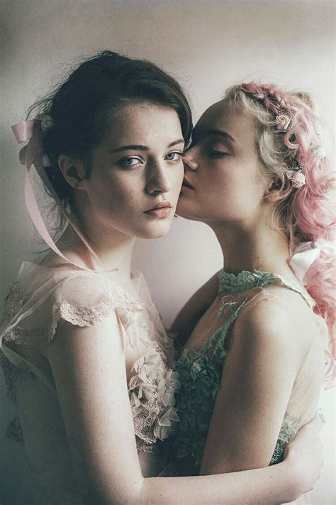 Lesbian Art Cute Lesbian Couples Foto Portrait Portrait Photography