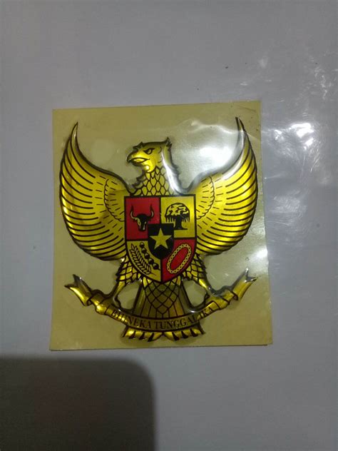 Stiker Lambang Garuda Timbul Cantik 7x65cm Lazada Indonesia