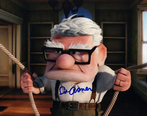 Ed Asner As Carl Fredricksen In Disney Pixars Up Signed 8x10 Photo Swau Auction