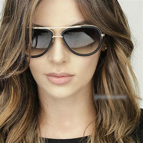 Gafas De Sol De Estilo Piloto Para Mujer Y Hombre Lentes De Sol Con Montura Grande De Diseño