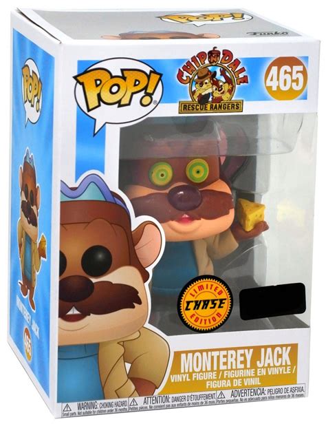 Funko Pop Disney Monterey Jack Vinyl Figure Cheese Attack Chase