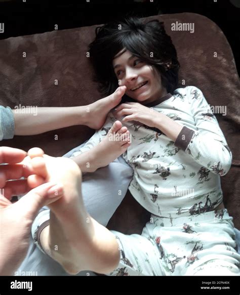 Brother And Sister Enjoy Being Tickled And Tickling Each Other While