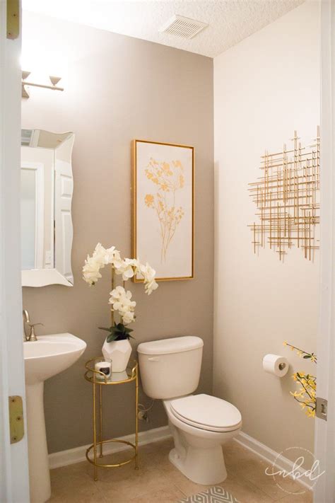 elegant half bath on a budget devine color wallpaper half bathroom decor restroom decor