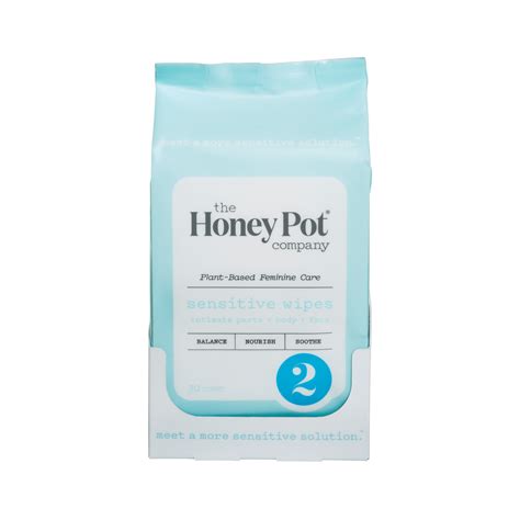 The Honey Pot Sensitive Feminine Wipes 30ct Feminine Wipes Honey Pot Hygiene Wipes