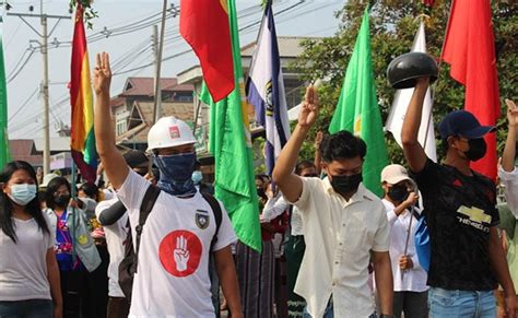 Myanmar Security Forces Open Fire On Protesting Medical Workers Report