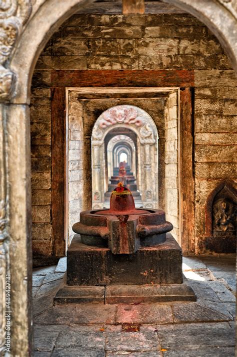 Shiva Lingam Of Pashupatinath Temple Stock Photo Adobe Stock