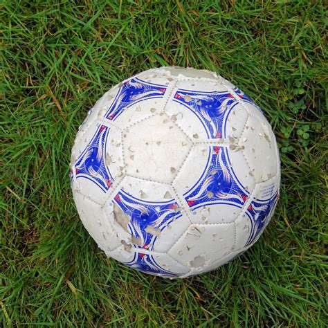 Old Soccer Ball Free Stock Photo Public Domain Pictures