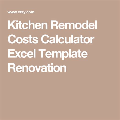 That means those four line items alone amounted to $16,500, or exactly 66% of my kitchen remodel. Kitchen Remodel Costs Calculator Excel Template ...