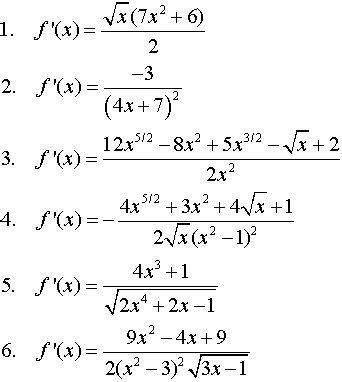 No annoying ads, no download limits, enjoy it and don't forget to bookmark and share the love! Find Derivatives of Functions in Calculus
