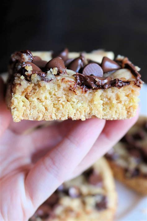 Easy Peanut Butter Chocolate Chip Bars Kindly Unspoken
