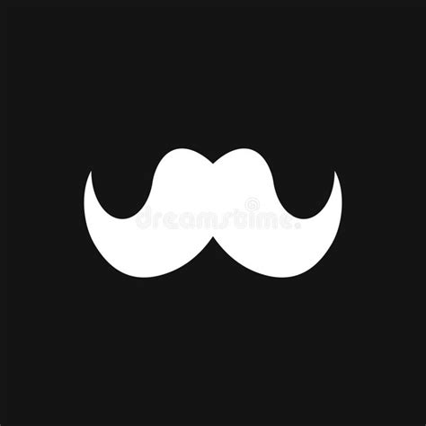 Mustache Icon Logo Illustration Vector Sign Symbol For Design Stock