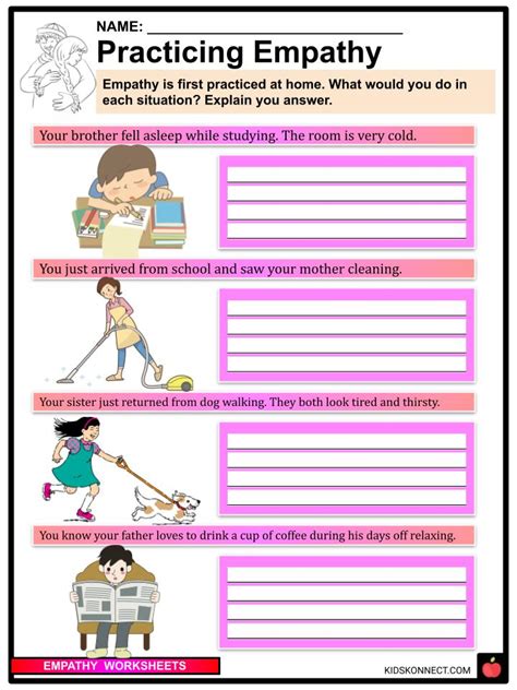 Empathy Activity Worksheets Worksheets Library