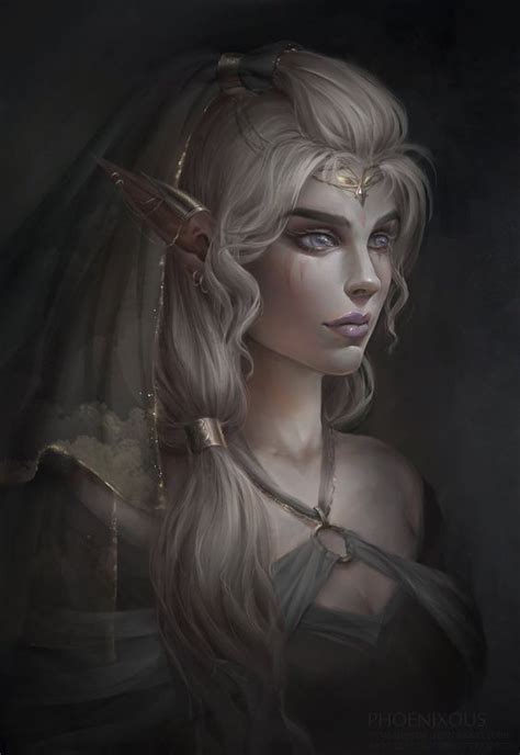 True Dark Elf Princess Elf Art Character Portraits Elves Fantasy
