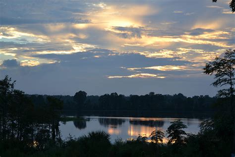 Sunrise Over Alligator Lake Horizontal View Photograph By Rd Erickson
