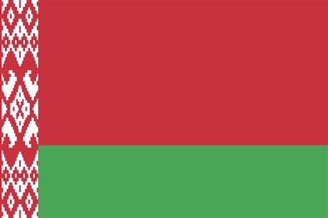 Bielorrusia, en el noreste de europa, país completamente llano y poco poblado, es un destino de expatriación tan atractivo como inusitado. Bandera de Bielorrusia - Banderas y Soportes